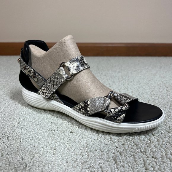 Aquatalia Shoes - AQUATALIA by Marvin K. Snakeskin Leather Sandals (Italian) • Size 7.5